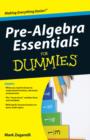 Pre-Algebra Essentials For Dummies - Book