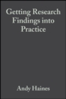 Getting Research Findings into Practice - eBook