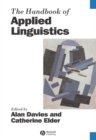The Handbook of Applied Linguistics - eBook