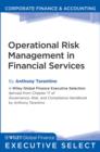 Operational Risk Management in Financial Services - eBook