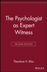 The Psychologist as Expert Witness - Book