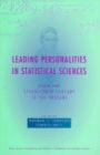 Leading Personalities in Statistical Sciences : From the Seventeenth Century to the Present - Book