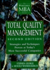Total Quality Management : Strategies and Techniques Proven at Today's Most Successful Companies - Book