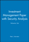 Investment Management Paper with Security Analysis Valuation Set - Book