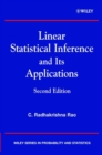 Linear Statistical Inference and its Applications - Book