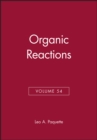 Organic Reactions, Volume 54 - Book