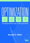 Optimization : Foundations and Applications - Book