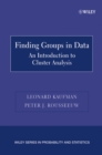 Finding Groups in Data : An Introduction to Cluster Analysis - Book