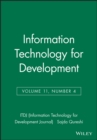 Information Technology for Development, Volume 11, Number 4 - Book