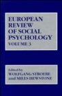 European Review of Social Psychology, Volume 3 - Book