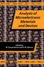 Analysis of Microelectronic Materials and Devices - Book