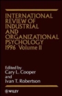 International Review of Industrial and Organizational Psychology 1996, Volume 11 - Book