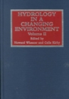 Hydrology in a Changing Environment, Volume II - Book