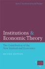 Institutions and Economic Theory : The Contribution of the New Institutional Economics - Book