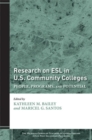 Research on ESL in U.S. Community Colleges : People, Programs, and Potential - Book