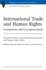 International Trade and Human Rights v. 5; World Trade Forum : Foundations and Conceptual Issues - Book