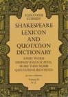 Shakespeare Lexicon and Quotation Dictionary, Vol. 2 - Book