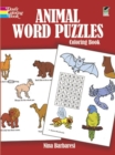 Animal Word Puzzles Coloring Book - Book