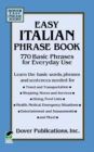 Easy Italian Phrase Book : Over 750 Basic Phrases for Everyday Use - Book