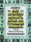 Early Advertising Alphabets, Initials and Typographic Ornaments : Dover Pictorial Archive - Book