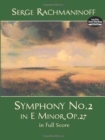 Symphony No. 2 in E Minor, Op. 27 in Full Score - Book