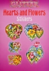 Glitter Hearts and Flowers Stickers - Book