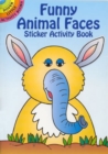Funny Animal Faces Sticker Activity Book - Book