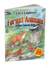 Forest Animals Sticker Coloring Book - Book