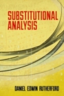 Substitutional Analysis - Book