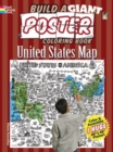 Build a Giant Poster Coloring Book--United States Map - Book