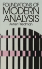 Foundations of Modern Analysis - Book