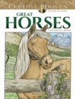 Creative Haven Great Horses Coloring Book - Book