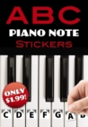 A B C Piano Note Stickers - Book