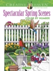 Creative Haven Spectacular Spring Scenes Color by Number - Book