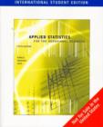 Applied Statistics for the Behavioral Sciences, International Edition - Book