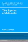 Syntax of Adjuncts - eBook