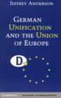 German Unification and the Union of Europe : The Domestic Politics of Integration Policy - eBook
