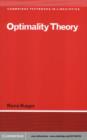 Optimality Theory - eBook