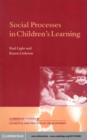 Social Processes in Children's Learning - eBook