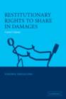 Restitutionary Rights to Share in Damages : Carers' Claims - eBook