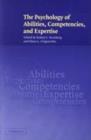 Psychology of Abilities, Competencies, and Expertise - eBook