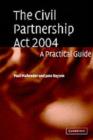 The Civil Partnership Act 2004 : A Practical Guide - eBook