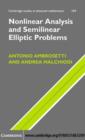 Nonlinear Analysis and Semilinear Elliptic Problems - eBook
