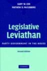 Legislative Leviathan : Party Government in the House - eBook