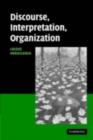 Discourse, Interpretation, Organization - eBook