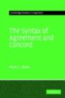 The Syntax of Agreement and Concord - eBook