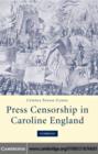 Press Censorship in Caroline England - eBook