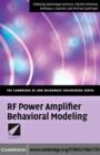 RF Power Amplifier Behavioral Modeling - eBook
