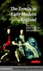 Family in Early Modern England - eBook