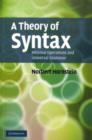 Theory of Syntax : Minimal Operations and Universal Grammar - eBook